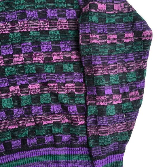 Rare Coogi Style Knit Oscar Dela Renta Sweater Medium - Picture 4 of 10